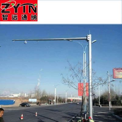 TN-BJ0039 电子警察八角监控立杆图片_尺寸规格及价格方案-北京监控立杆生产厂家