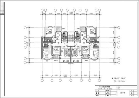 鹤岗市前场新村某2层砖混结构单体私人别墅平立面设计CAD图纸_居住建筑_土木在线