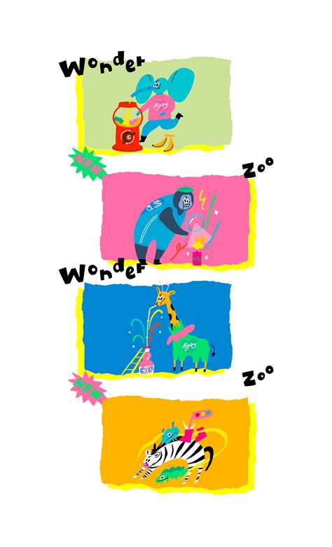 【原创系列插画】 Wonder Zoo 奇妙动物园|插画|商业插画|片刻文创_原创作品-站酷ZCOOL