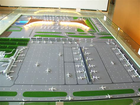 成都双流国际机场沙盘模型 - 工业规划模型 - 华野