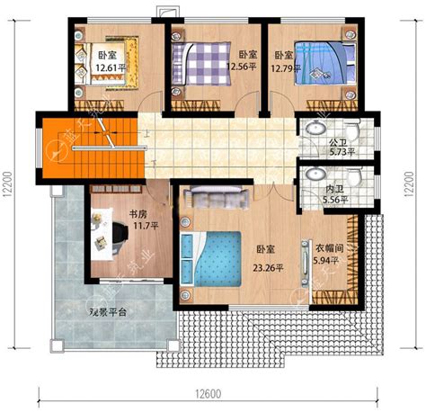 2019新款二层自建别墅设计图，现代感十足，清新靓丽 - 轩鼎房屋图纸