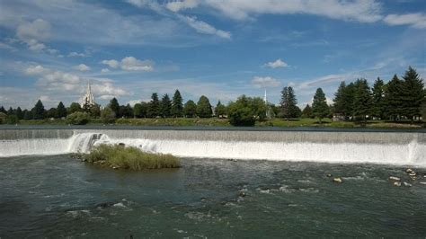 肖肖尼日落时双瀑布,爱达荷州,美国高清图片下载-正版图片300382615-摄图网