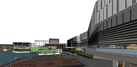 盐城高新区智能终端产业园建筑模型 2019-sketchup模型-筑龙渲染表现论坛