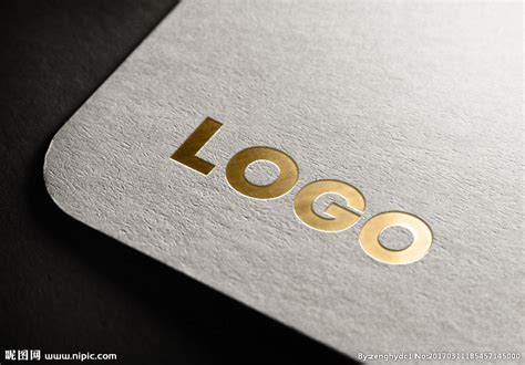 烫金烫银logo智能贴图效果图模板-包图网