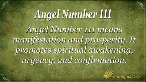 Angel Number 111 – The Number of Manifesting Energy | UnifyCosmos.com