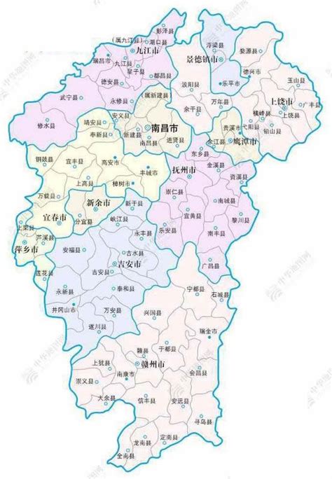 江西地图CDR素材免费下载_红动中国
