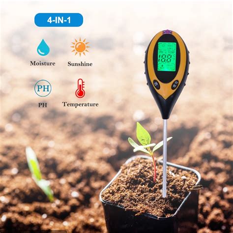 土壤测试仪四合一OW-300 PH湿度温度光照度土壤测量仪器 土壤PH计-阿里巴巴