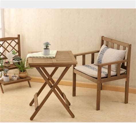 厂家直销 实木 折叠桌 户外 便携式 摆摊 休闲套装木质阳台桌椅-阿里巴巴