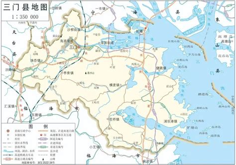 台州市地图图片