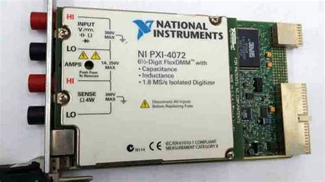 NI PXI-4072 multimeter card used item – Empower Laptop