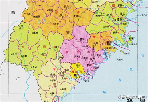泉州行政区划图图片