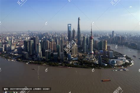风光摄影: 上海陆家嘴夜景, 灯光璀璨的上海之夜
