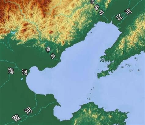 渤海地图图片