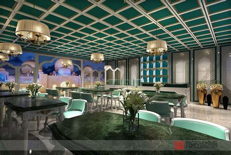 山西晋城清真主题餐厅设计-梵意空间设计