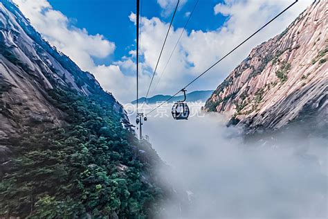 坐上黄山的缆车，你就可以前往一个逍遥和美丽的世界|缆车|黄山|云谷索道_新浪新闻