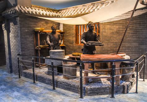 古代豆腐坊,雕塑艺术,文化艺术,摄影,汇图网www.huitu.com