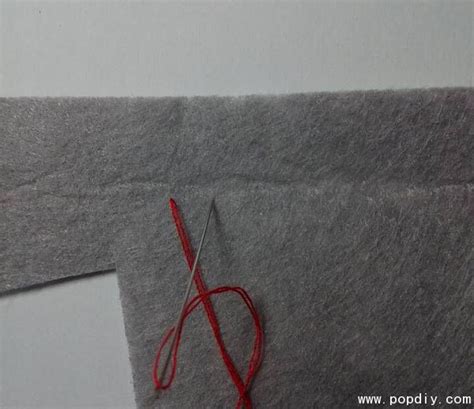 手工DIY最简单常用的平针缝教程图解-易控学院