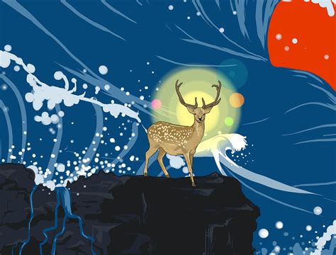 原创插画，鹿，闹元宵|插画|商业插画|nicydesign - 原创作品 - 站酷 (ZCOOL)