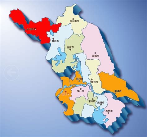 江苏的地图图片