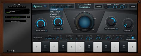 修正AutoTune 音高电音后期混音效果Auto Tune 插件软音源