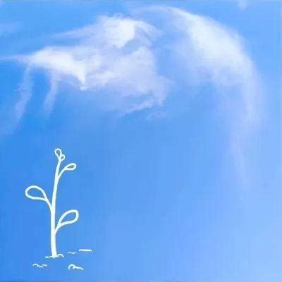 蓝色背景非主流头像