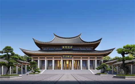 大气磅礴的中国佛学院普陀分院 - 茶馆设计 - 艺观东方--中国最大的中式设计资讯共享平台