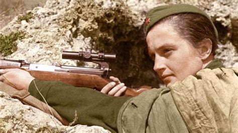 苏联女狙击手4年击毙700余德军(组图)|德军|士兵_凤凰资讯