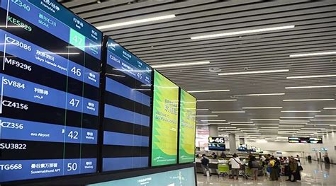 白云机场2号航站楼航显系统还有这些新功能 - 民航 - 人民交通网