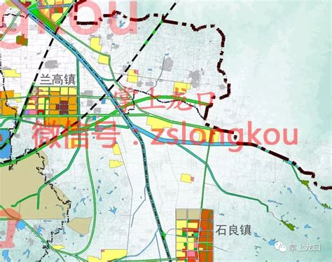 龙口市地图图片