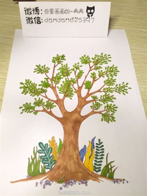 一棵树怎么画一幅画,画一棵树一幅画_大山谷图库