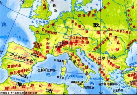 欧洲著名山脉地图欧洲著名山脉有哪些，分别位于哪里_百度知道