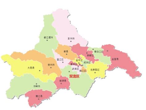 四川省成都政区图_成都地图库