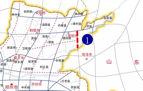11幅最新版濮阳标准地图发布