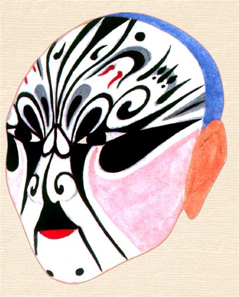 京剧脸谱-张飞图片