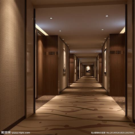 酒店过廊设计图__室内模型_3D设计_设计图库_昵图网nipic.com
