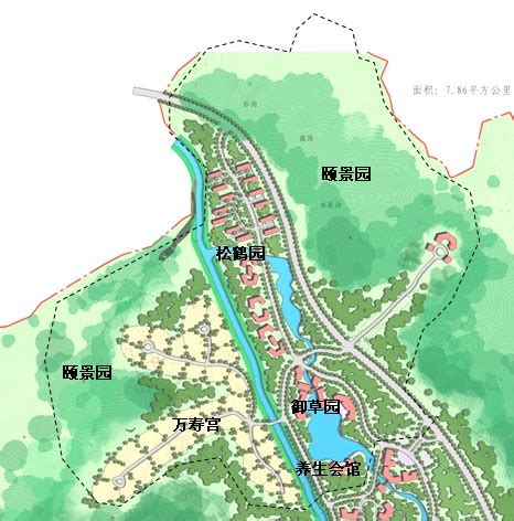 滦平县行政地图