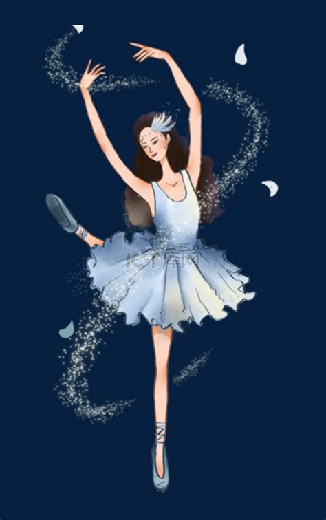 舞蹈女孩跳舞素材图片免费下载-千库网
