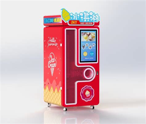 机器猫冰激凌机全自动@自助冰淇淋机器无人零售 - 知乎