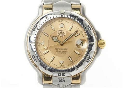 Tag Heuer Automatic Chromometer Wristwatch in Gold and Stainless Steel ...