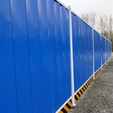 蓝色2米高彩钢围挡 - 彩钢围挡 - 成都蓉锦装饰护栏有限公司