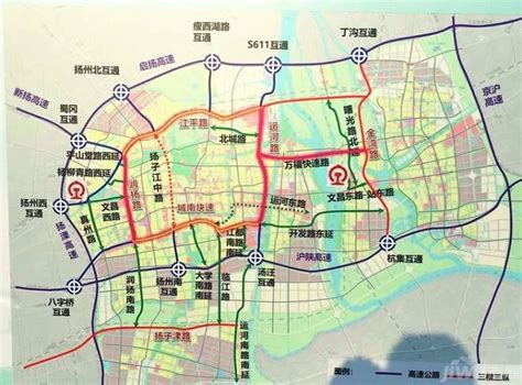 扬州城市规划2035年,扬州城市规划全图,扬州最新城市规划图_大山谷图库