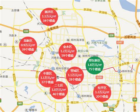 最新丨12月房价地图出炉,郑州各大区域房价……_项目_金水区_东新区