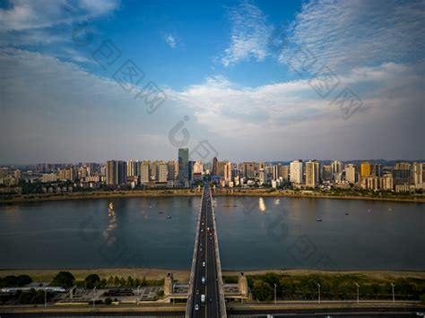 湖南株洲城市建设航拍摄影图-包图企业站