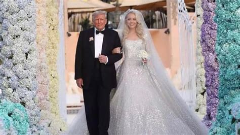 Tiffany Trump’s Wedding Dress: See Gown She Married In At Mar-A-Lago ...