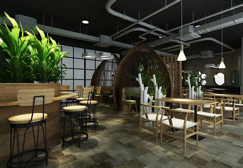 广州新喬咖啡店设计案例|空间|室内设计|上海博仁空间设计 - 原创作品 - 站酷 (ZCOOL)
