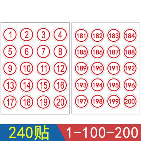 圆形数字号码标签贴纸 镭射防水材料编码贴相册标签1-500号数字贴-阿里巴巴
