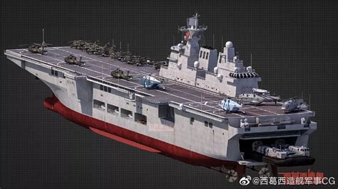 075型两栖攻击舰未来可加装舰艏滑跃起飞甲板？