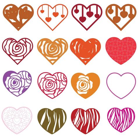 Hearts, Set of hearts icon, heart drawn hand - stock vector 5292876 ...