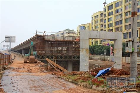 下中坝大桥高坪段延长线工程进度呈现_城市_南房网·南充房产网