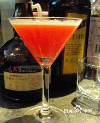 经典鸡尾酒调法—红粉佳人-百度经验